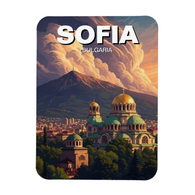Imán Viaje a Sofía Bulgaria (Vertical)