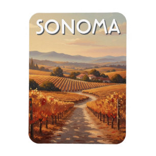 Imán Viaje a Sonoma Valley California