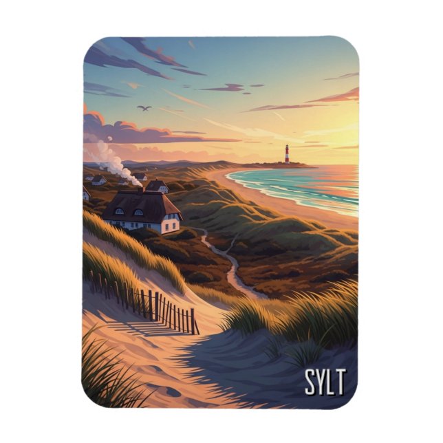 Imán Viaje a Sylt Alemania (Vertical)