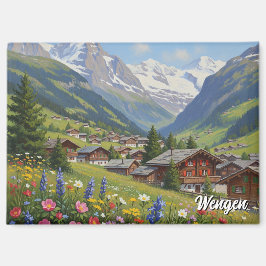 Imán Viaje a Wengen Suiza