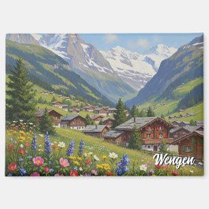 Imán Viaje a Wengen Suiza