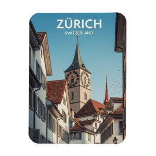 Imán Viaje a Zúrich Suiza