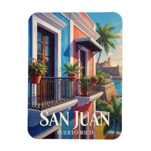 Imán Viaje al casco antiguo de San Juan Puerto Rico