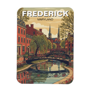 Imán Viaje al Distrito Histórico de Maryland Frederick