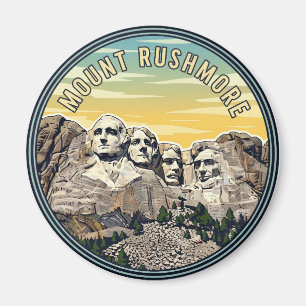 Imán Viaje al Monumento Nacional Mount Rushmore