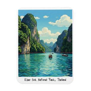 Imán Viaje al Parque Nacional Khao Sok Tailandia