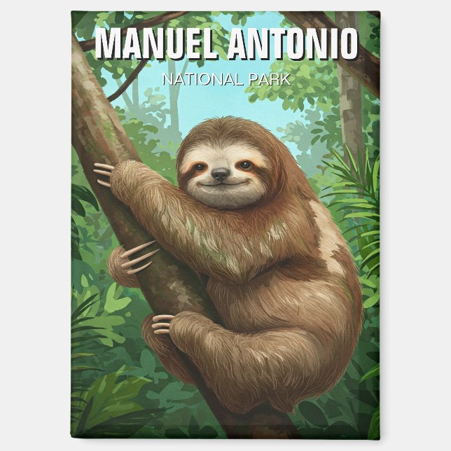 Imán Viaje al Parque Nacional Manuel Antonio Costa Rica (Anverso)