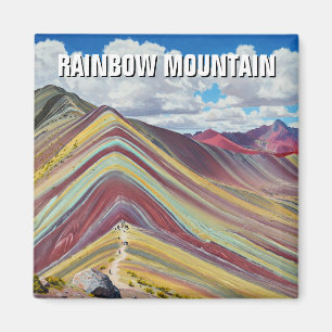 Imán Viaje al Perú de la montaña arcoiris