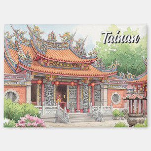 Imán Viaje al Templo de Tainan en Taiwán