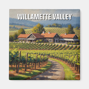 Imán Viaje al Valle de Willamette de Oregón