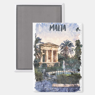 Imán Viaje artístico con estilo en Malta