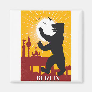 Imán Viaje de afiches de Berlín