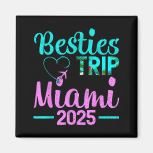 Imán Viaje de Amigas 2025 Vacaciones de Verano Playa Fl