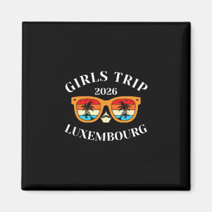 Imán Viaje de chicas 2026 Luxemburgo vacaciones de prim