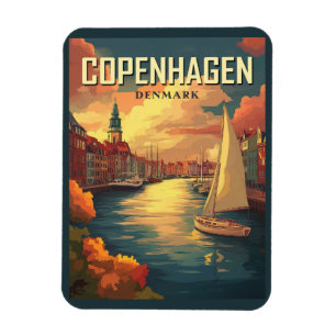 Imán Viaje de Copenhague Dinamarca