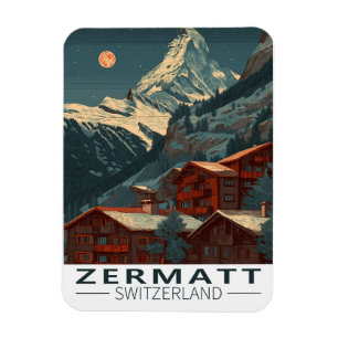 Imán Viaje de cosecha de zermatt Matterhorn