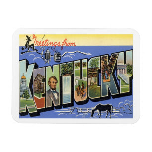 Imán Viaje de época Kentucky