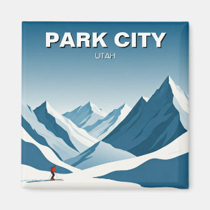 Imán Viaje de esquiador de Utah en Park City