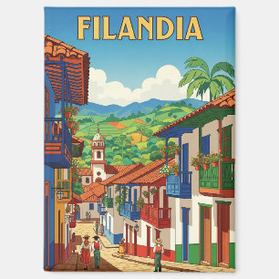 Imán Viaje de Filandia Colombia