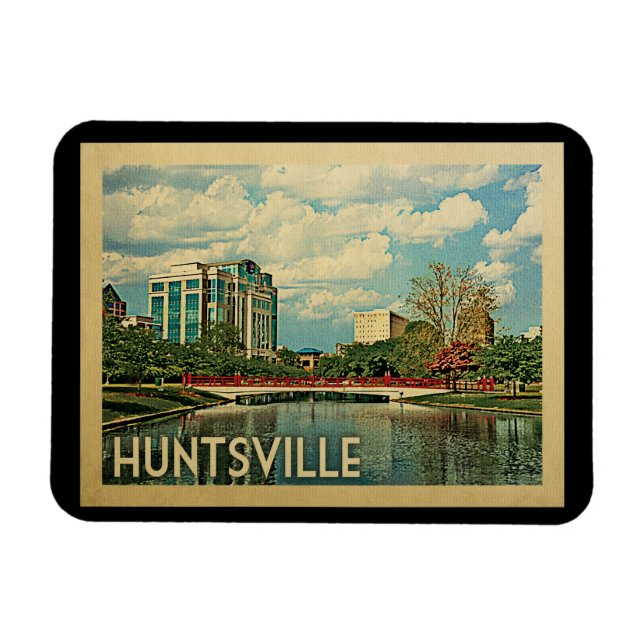 Imán Viaje de Huntsville Alabama (Horizontal)