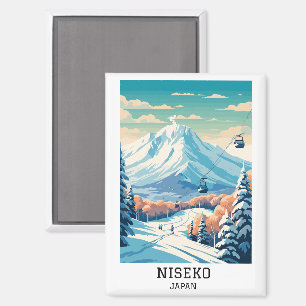 Imán Viaje de invierno de Niseko Japón