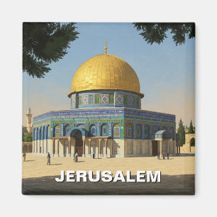 Imán Viaje de la Cúpula de la Roca en Jerusalén