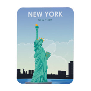 Imán Viaje de la Estatua de la Libertad en Nueva York