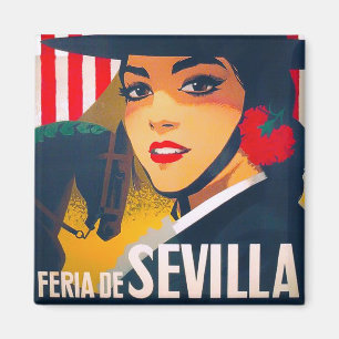 Imán Viaje de la Feria de Sevilla España 1969