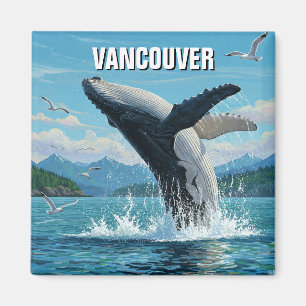Imán Viaje de la isla de Vancouver Humpback