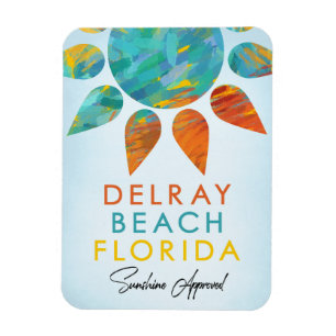Imán Viaje de la sol de Delray Beach la Florida