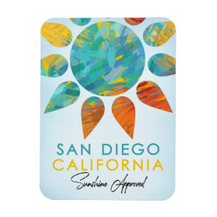 Imán Viaje de la sol de San Diego California