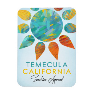 Imán Viaje de la sol de Temecula California