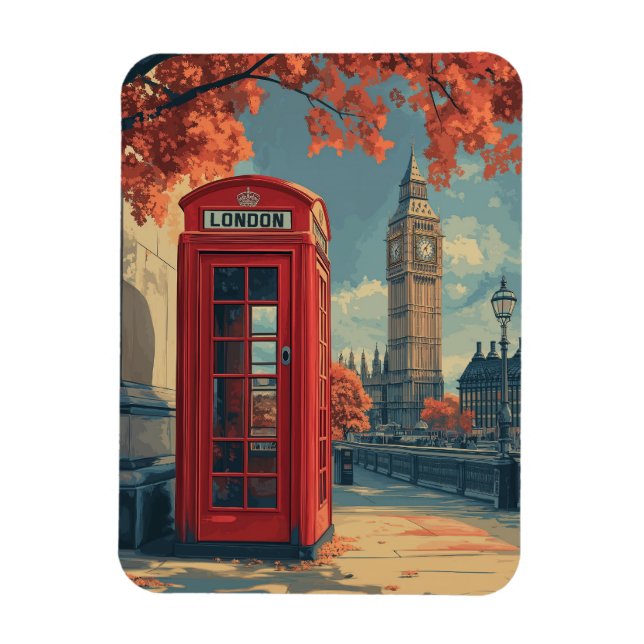 Imán Viaje de Londres (Vertical)