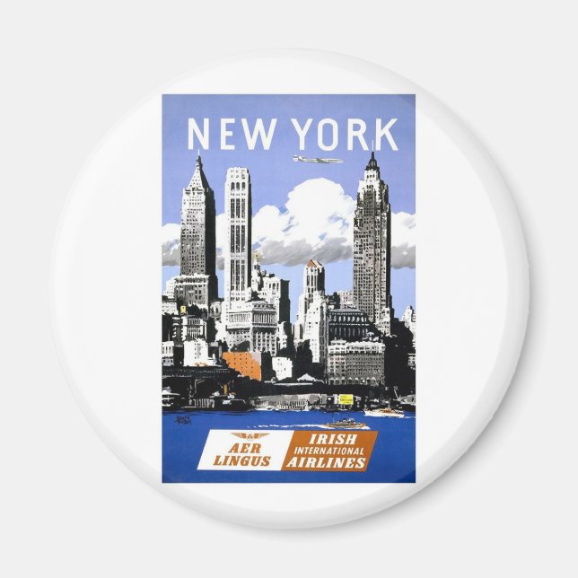 Imán Viaje de Nueva York (Frente)