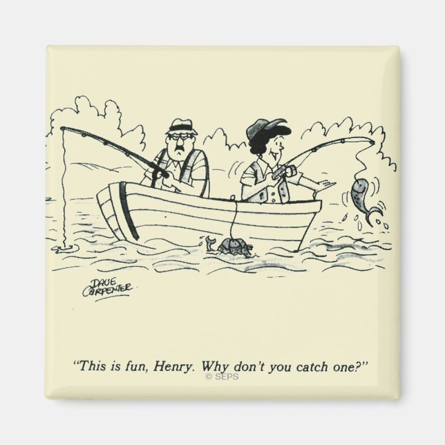 Imán Viaje de pesca (Frente)