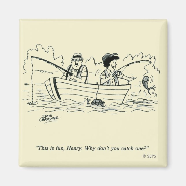 Imán Viaje de pesca (Frente)