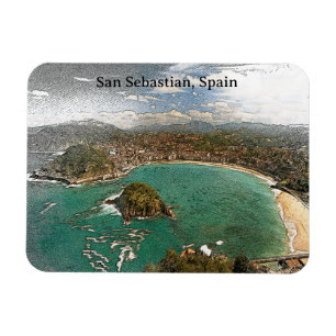 Imán Viaje de San Sebastián España