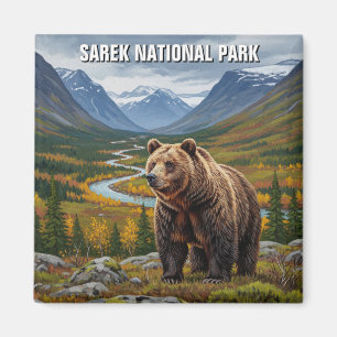 Imán Viaje de Suecia al Parque Nacional Sarek