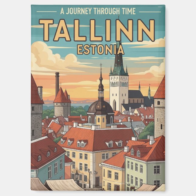 Imán Viaje de Tallín de Viena (Anverso)