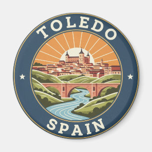 Imán Viaje de Toledo España Alcázar