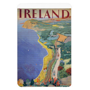 Imán Viaje de vacaciones irlandés por CIE vintage años 