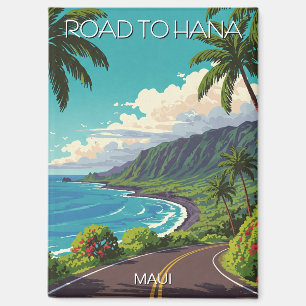 Imán Viaje de vintage a hana Maui Hawaii