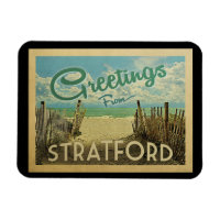 Viaje de Vintage de la playa de Stratford Connecti