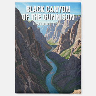 Imán Viaje del cañón negro del parque nacional Gunnison