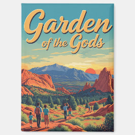 Imán Viaje del Jardín de los Dioses Colorado