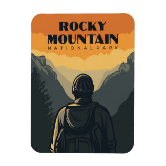 Imán Viaje del Parque Nacional de las Montañas Rocosas