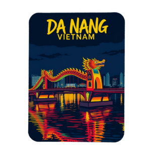 Imán Viaje del puente Dragon Da Nang Vietnam