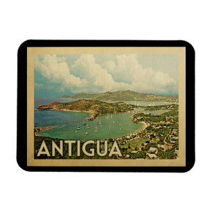 Imán Viaje del vintage de Antigua