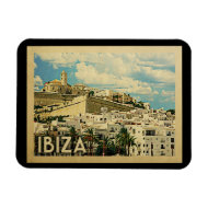 Imán Viaje del vintage de Ibiza España