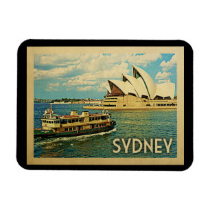 Imán Viaje del vintage de Sydney Australia